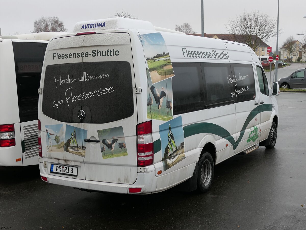 Mercedes Sprinter der RegioInfra Gesellschaft in Malchow.