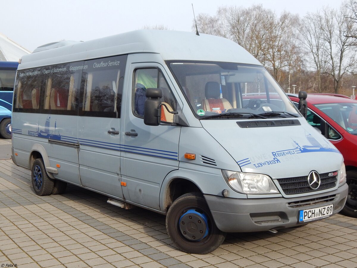 Mercedes Sprinter von Techentiner Service Center aus Deutschland (ex U.WE's Reisewelt) in Neubrandenburg.