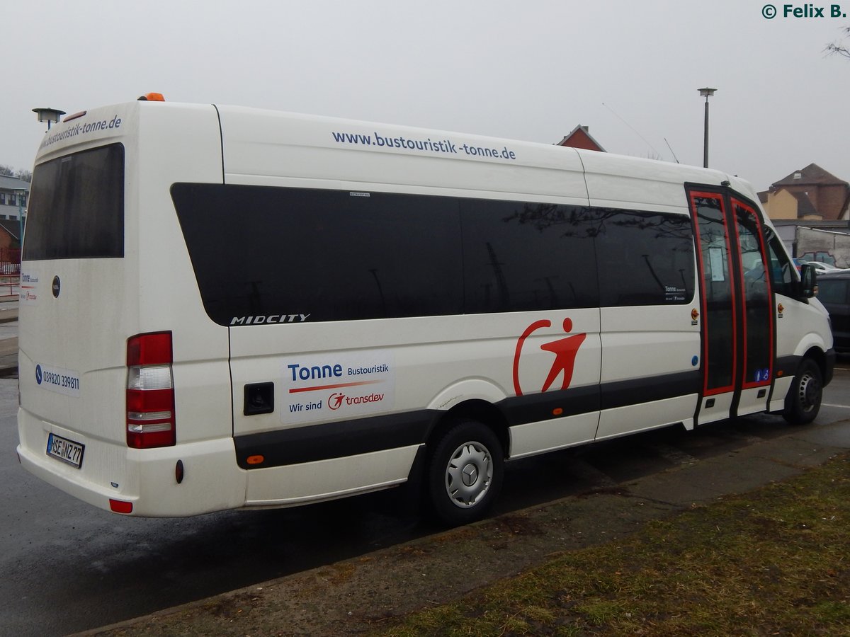 Mercedes Sprinter von Tonne aus Deutschland in Neubrandenburg. 