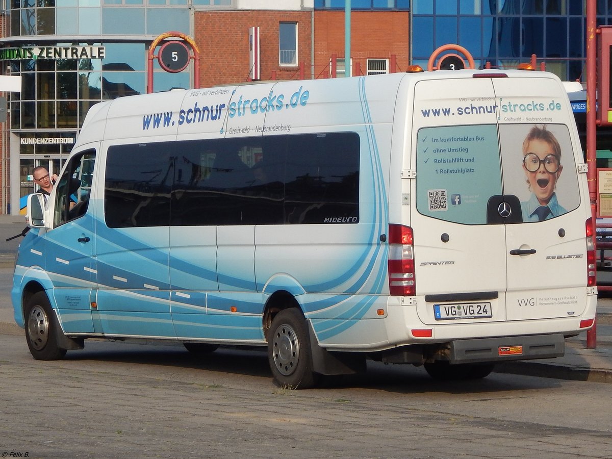 Mercedes Sprinter der VVG in Neubrandenburg. 