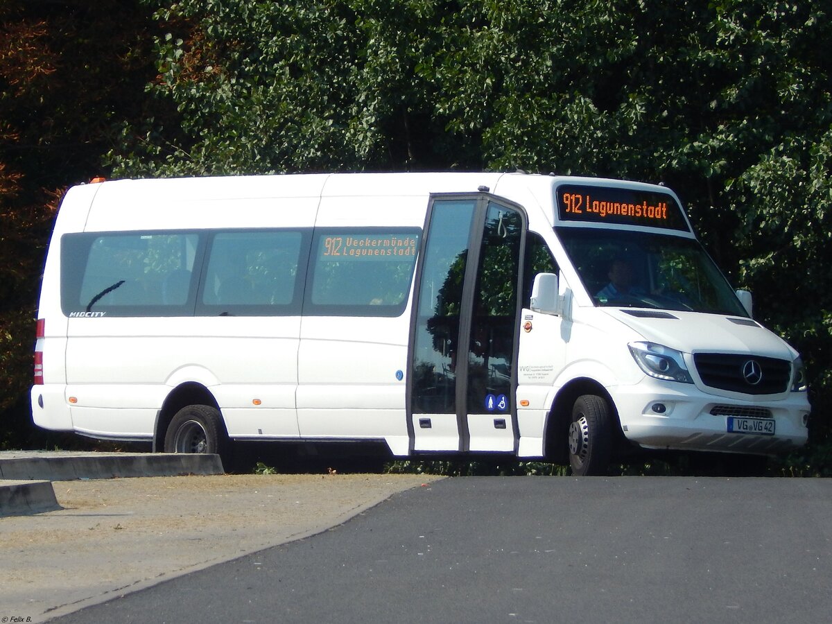 Mercedes Sprinter der VVG in Ueckermünde.