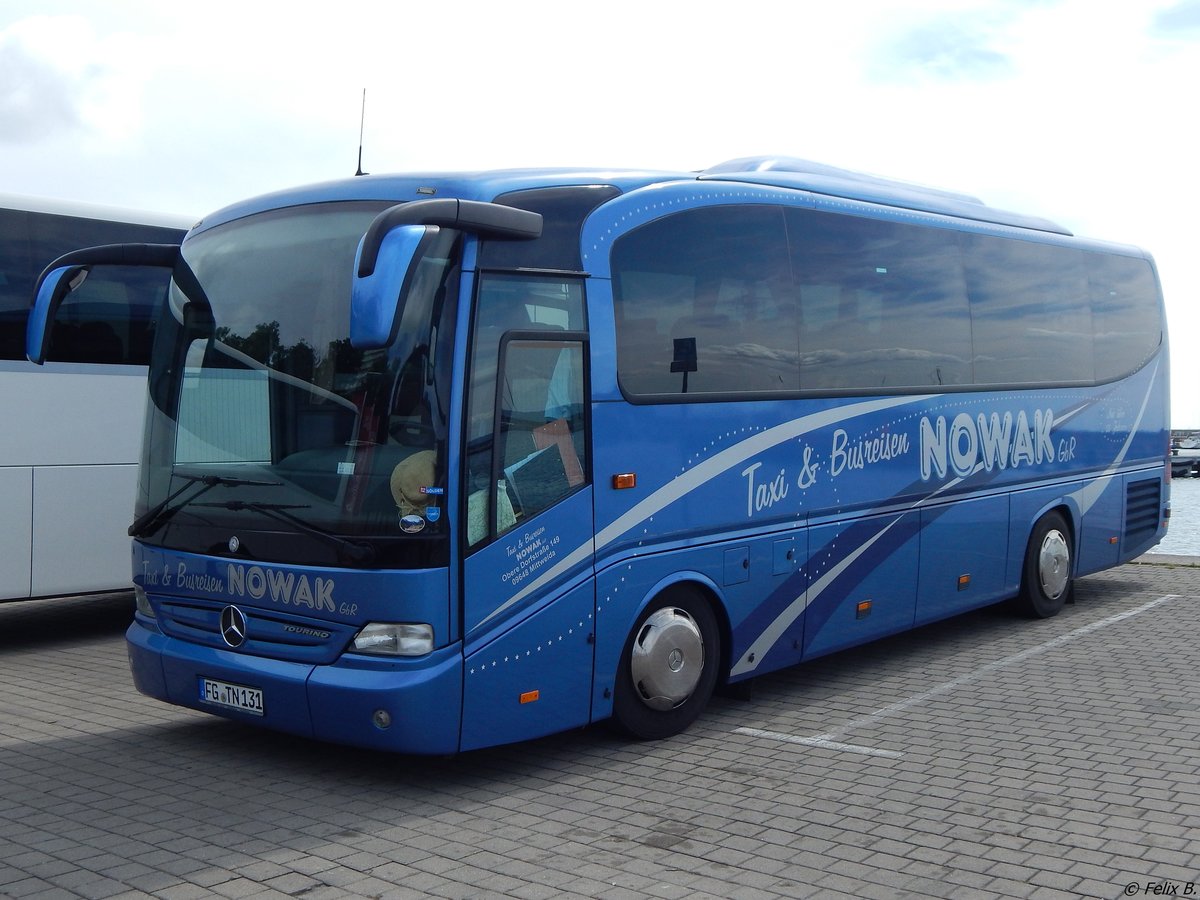 Mercedes Tourino von Nowak aus Deutschland im Stadthafen Sassnitz.