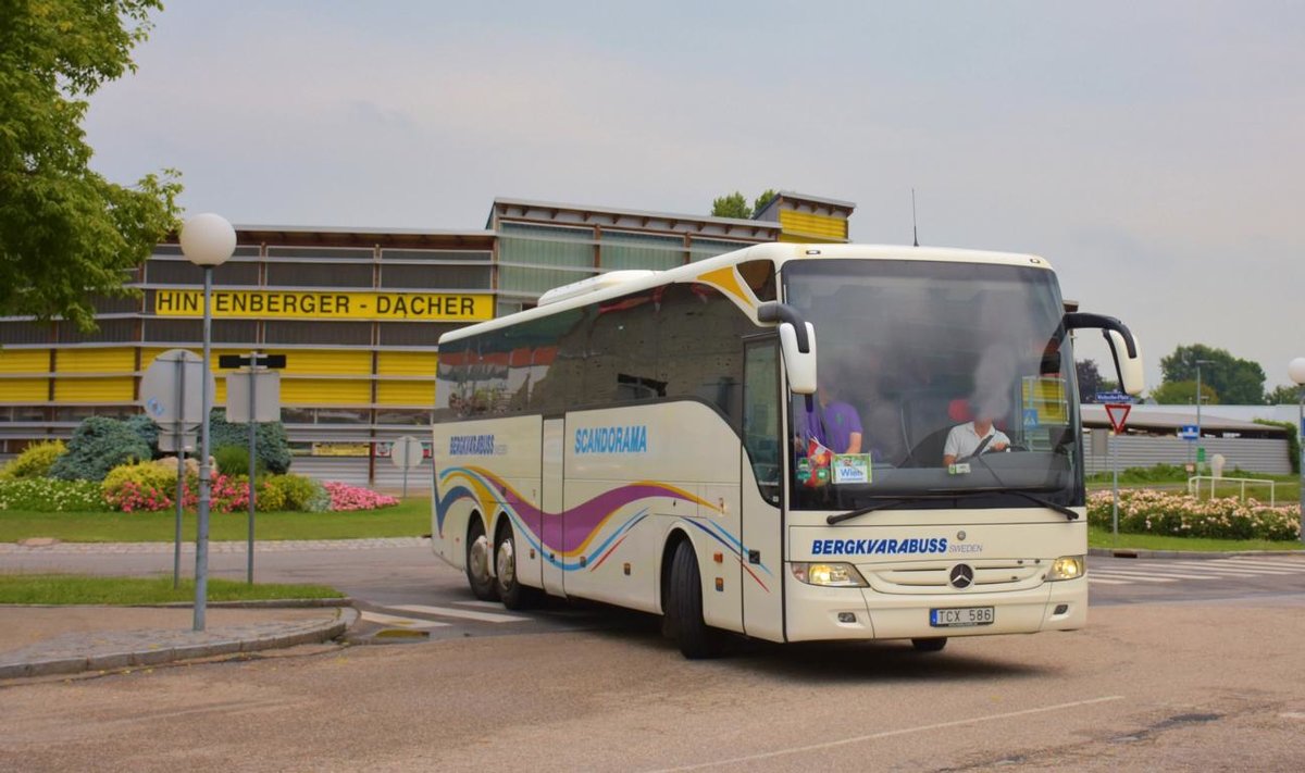 Mercedes Tourismo von Bergkvarabus aus Schweden 2018 in Krems.