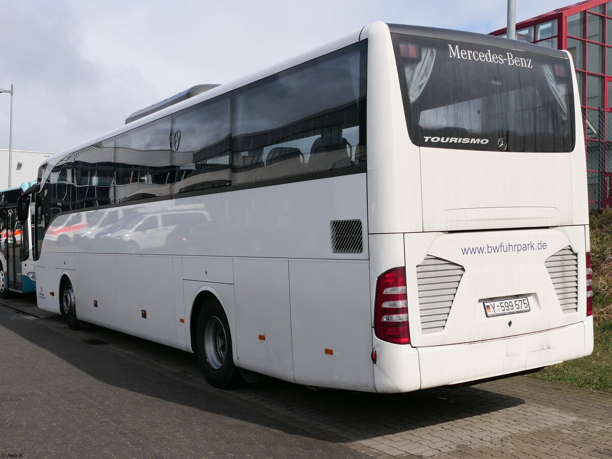 Mercedes Tourismo der Bundeswehr in Neubrandenburg.