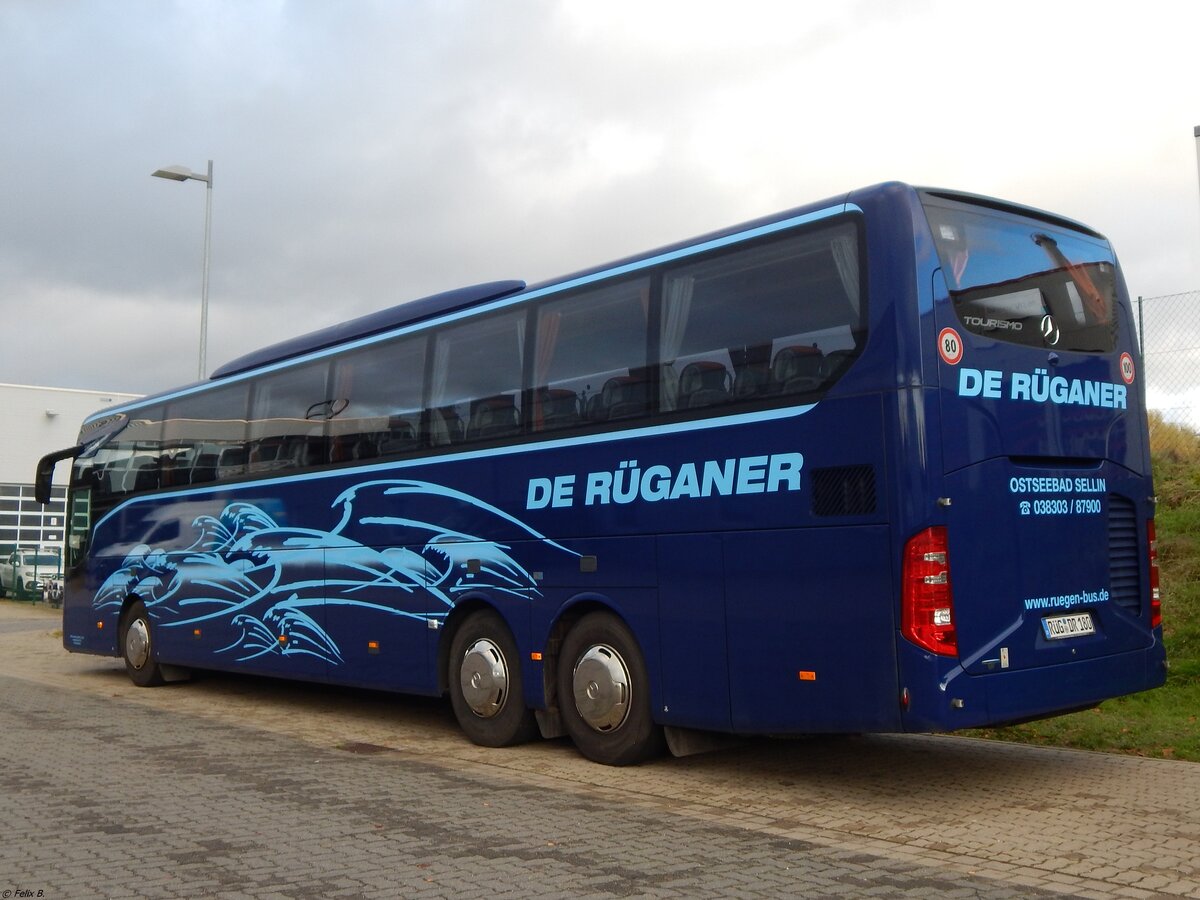 Mercedes Tourismo von De Rganer aus Deutschland in Neubrandenburg. 