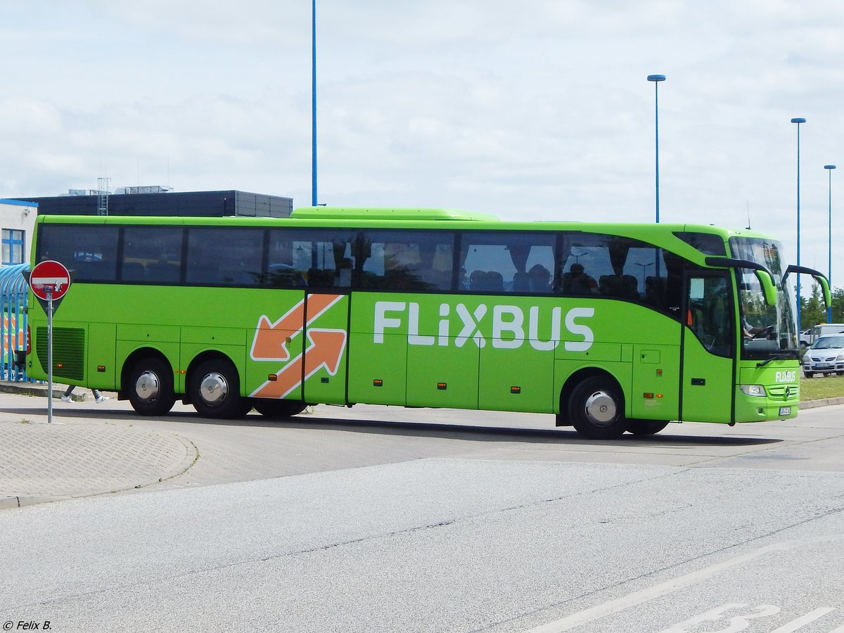 Mercedes Tourismo von Flixbus/Joost's aus Deutschland in Rostock. 