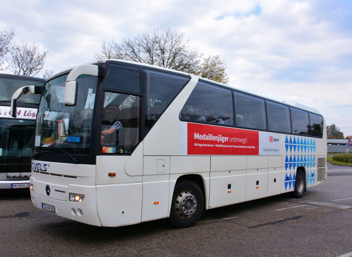 Mercedes Tourismo von HVELS Reisen aus der BRD in Krems.