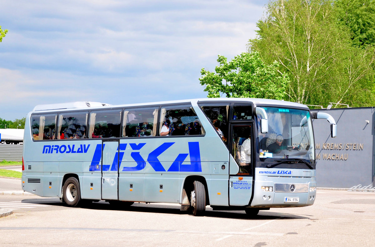 Mercedes Tourismo von Miroslav Liska aus der CZ in Krems.