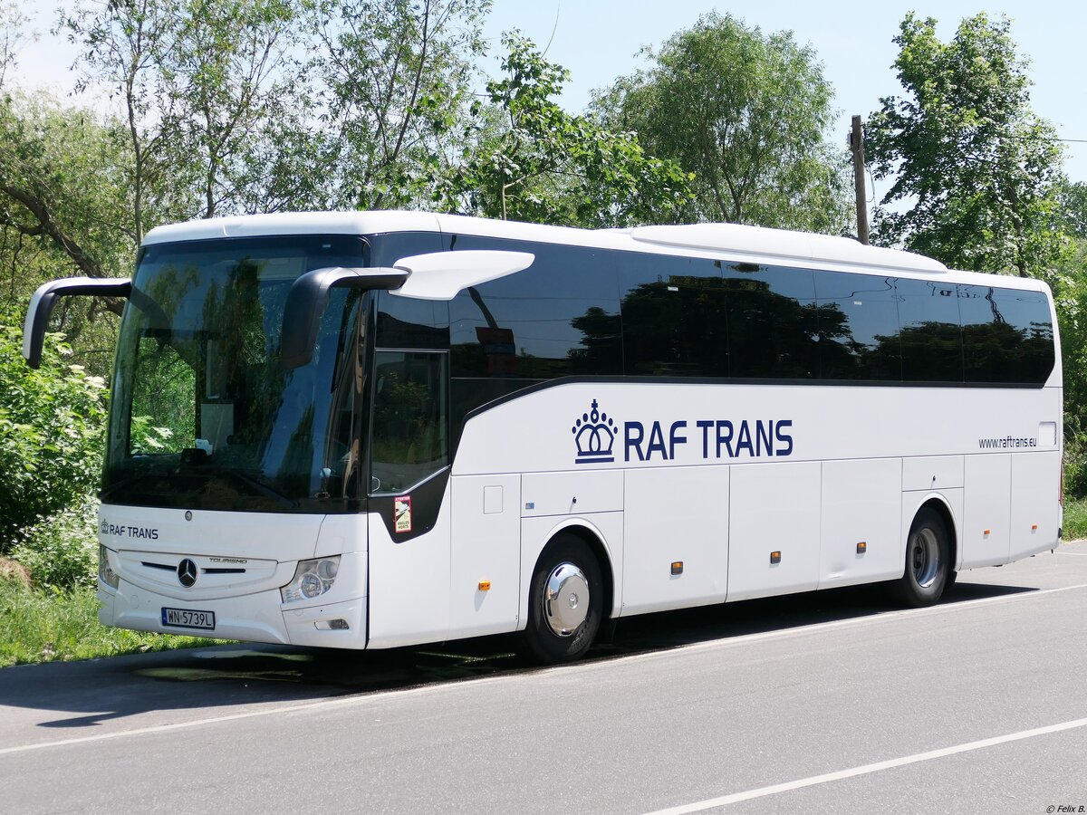 Mercedes Tourismo von Raf Trans aus Polen in Stralsund.