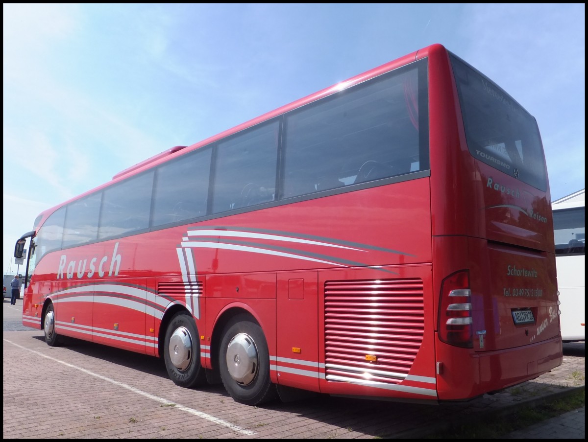 Mercedes Tourismo von Rausch aus Deutschland im Stadthafen Sassnitz.