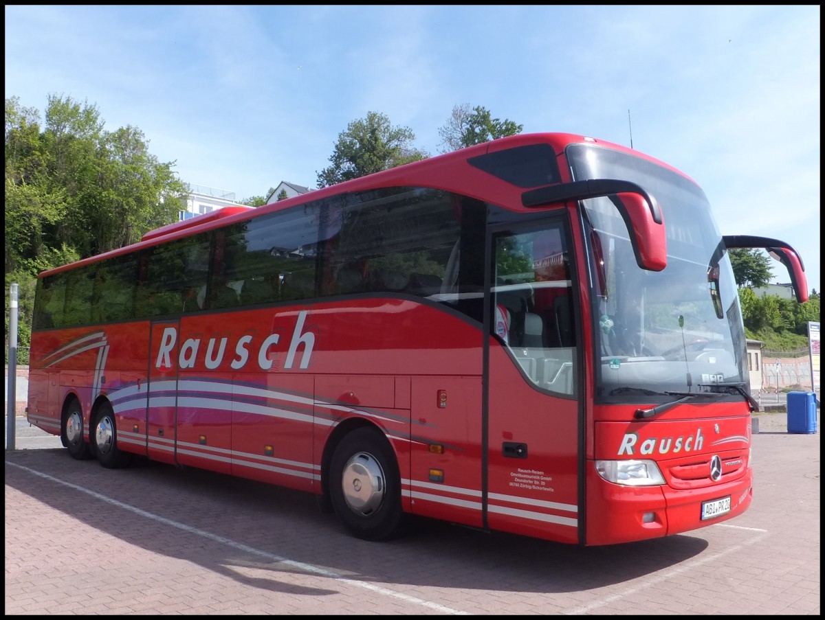 Mercedes Tourismo von Rausch aus Deutschland im Stadthafen Sassnitz.