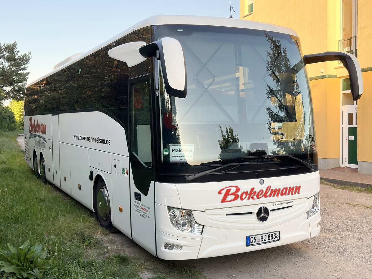 Mercedes Tourismo von Reisedienst Bokelmann aus Deutschland in Malchow.