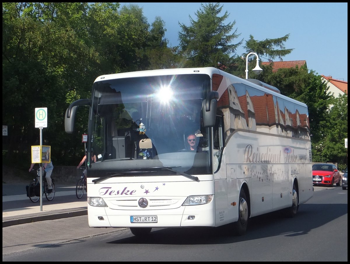 Mercedes Tourismo vom Reisedienst Teske aus Deutschland in Sassnitz.