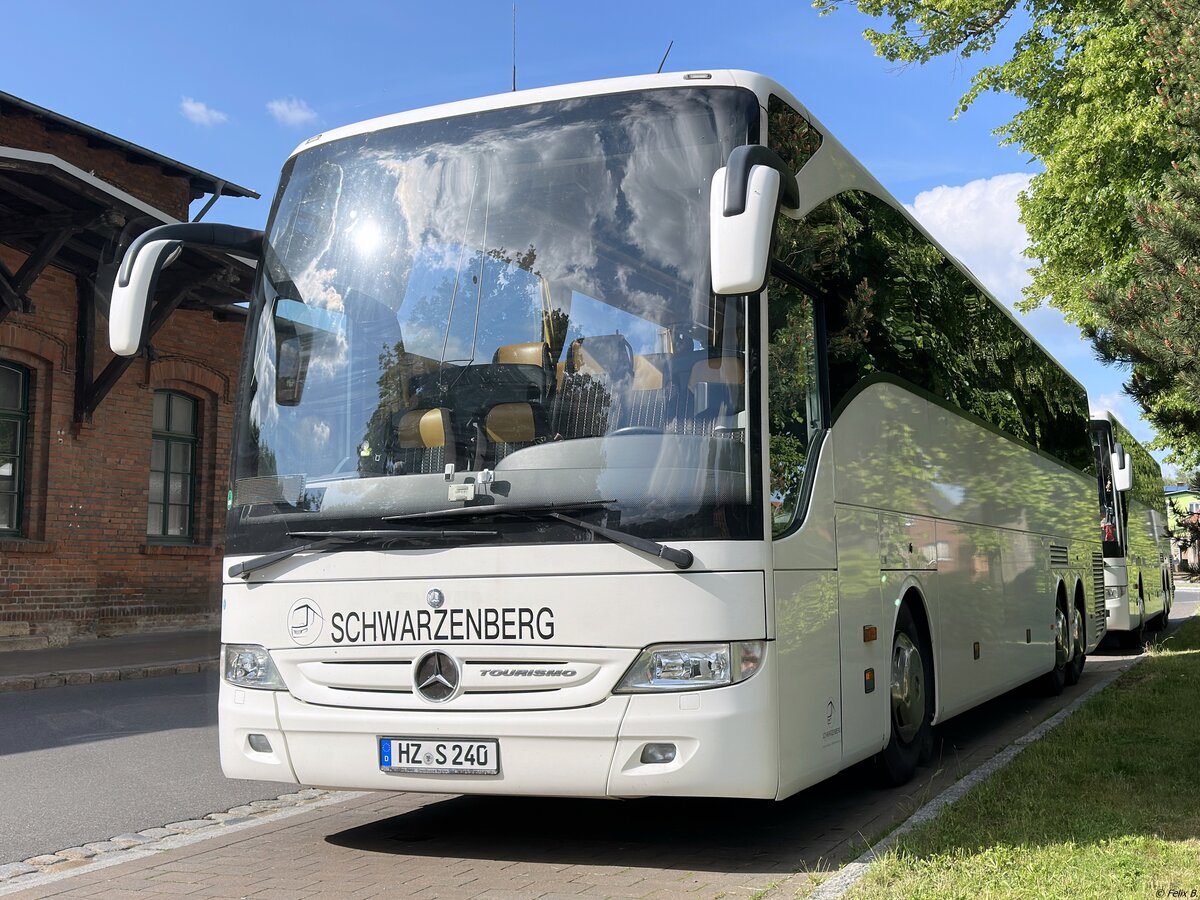 Mercedes Tourismo von Schwarzenberg aus Deutschland (ex BVB.net) in Plau am See.