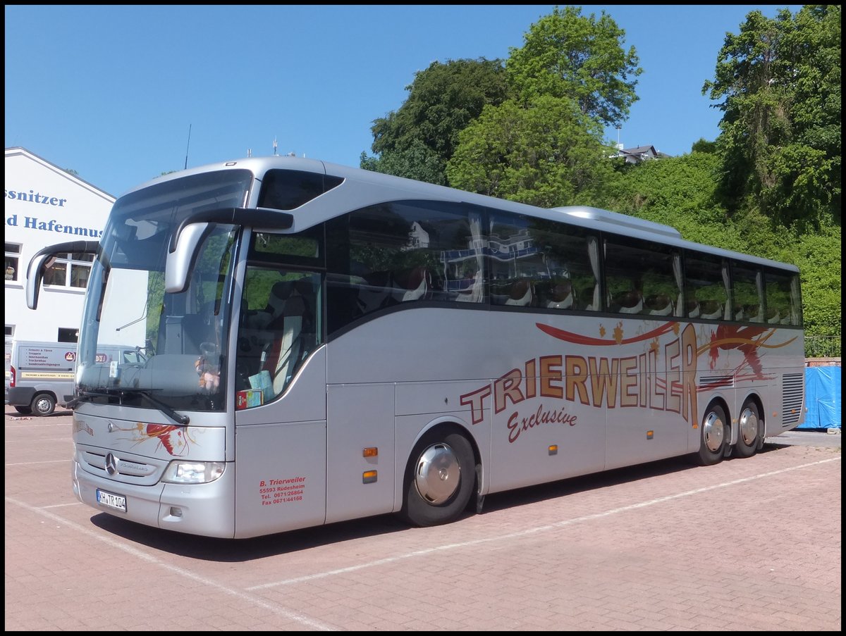 Mercedes Tourismo von Trierweiler aus Deutschland im Stadthafen Sassnitz.