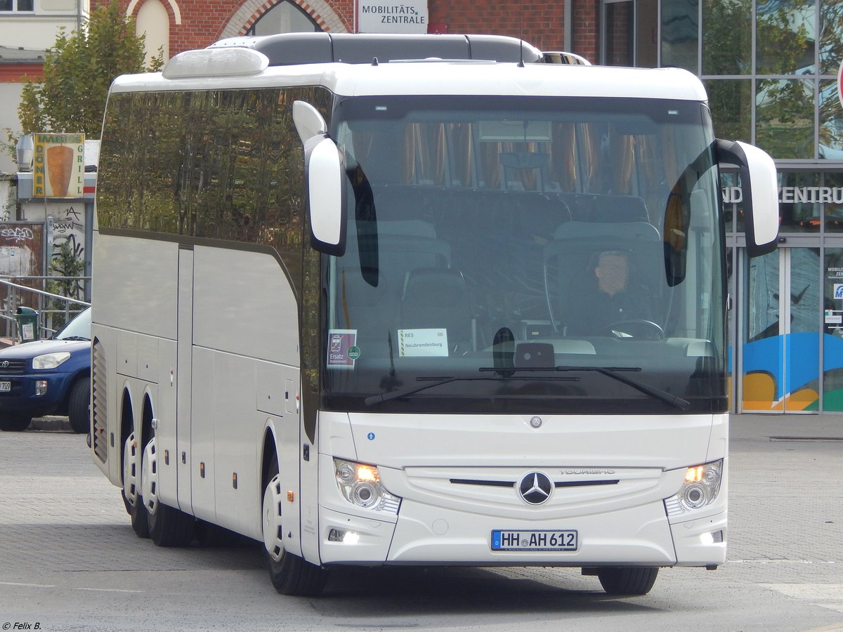 Mercedes Tourismo Vorführwagen aus Deutschland in Neubrandenburg.