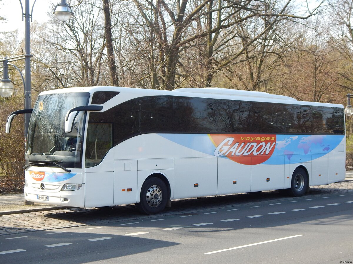 Mercedes Tourismo von Voyages Gaudon aus Frankreich in Berlin.