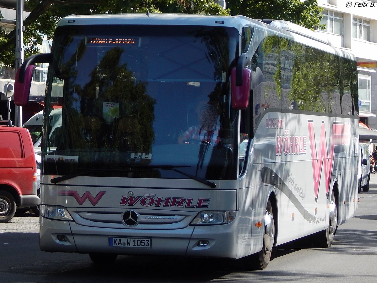 Mercedes Tourismo von Wöhrle aus Deutschland in Berlin.