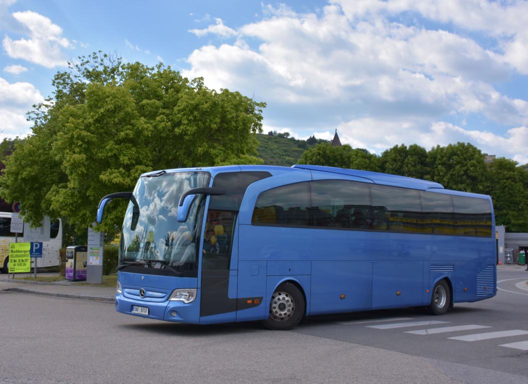 Mercedes Travego aus der CZ in Krems.