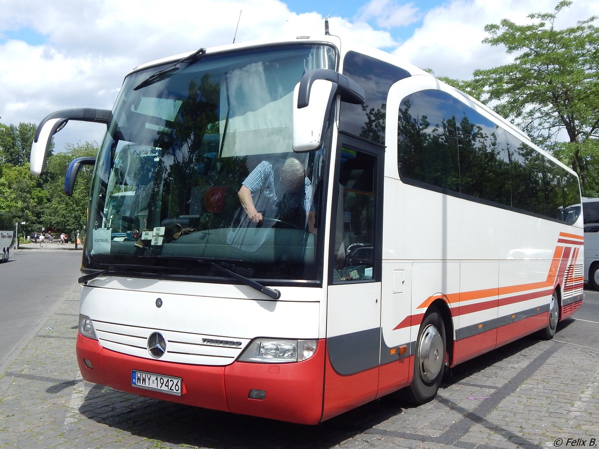 Mercedes Travego aus Polen (ex Wissmüller/D) in Berlin.