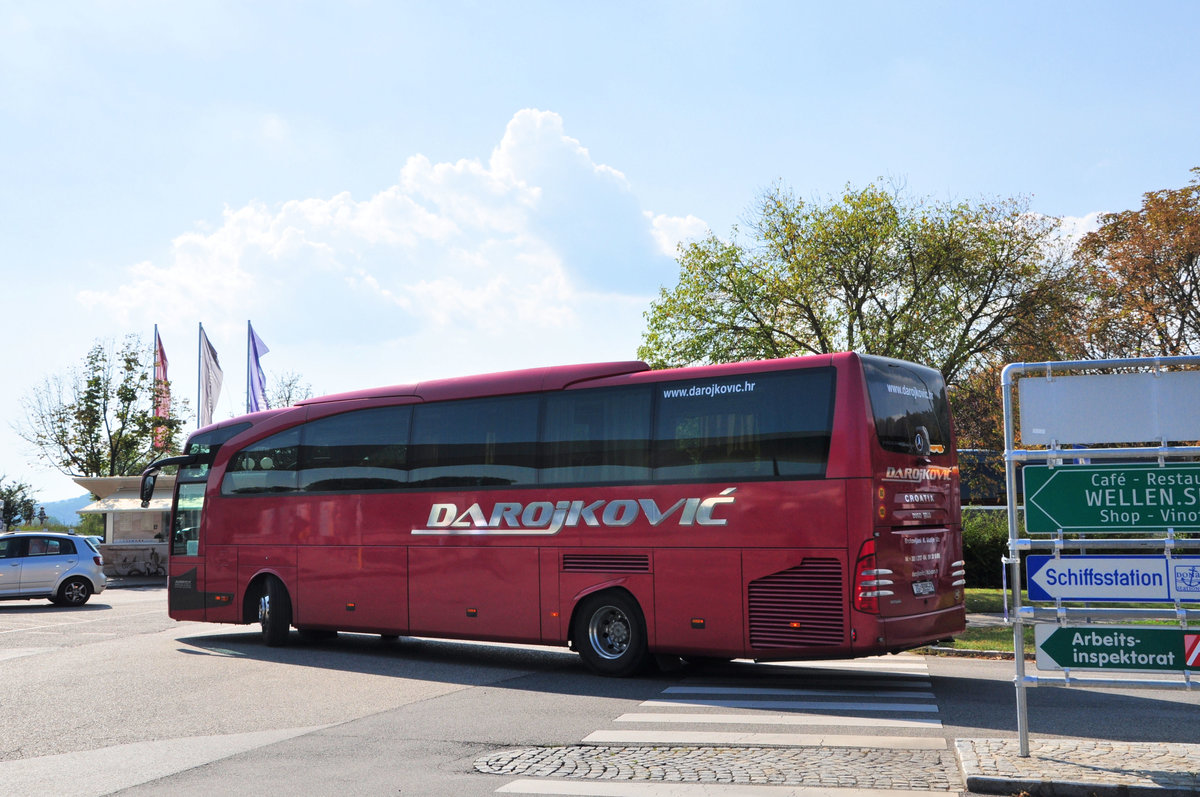 Mercedes Travego von Darojkovic.hr in Krems gesehen.