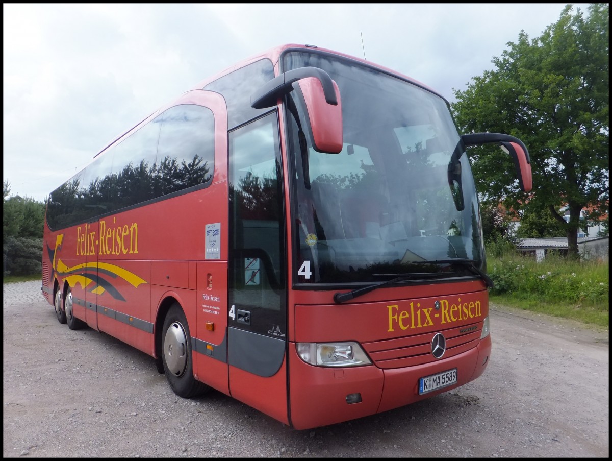 Mercedes Travego von Felix-Reisen aus Deutschland in Binz.