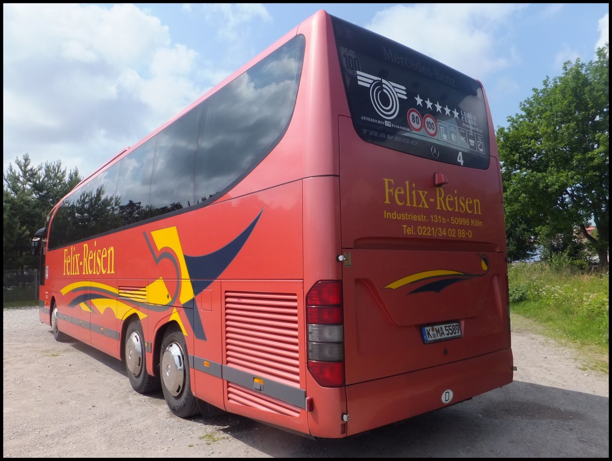 Mercedes Travego von Felix-Reisen aus Deutschland in Binz. 