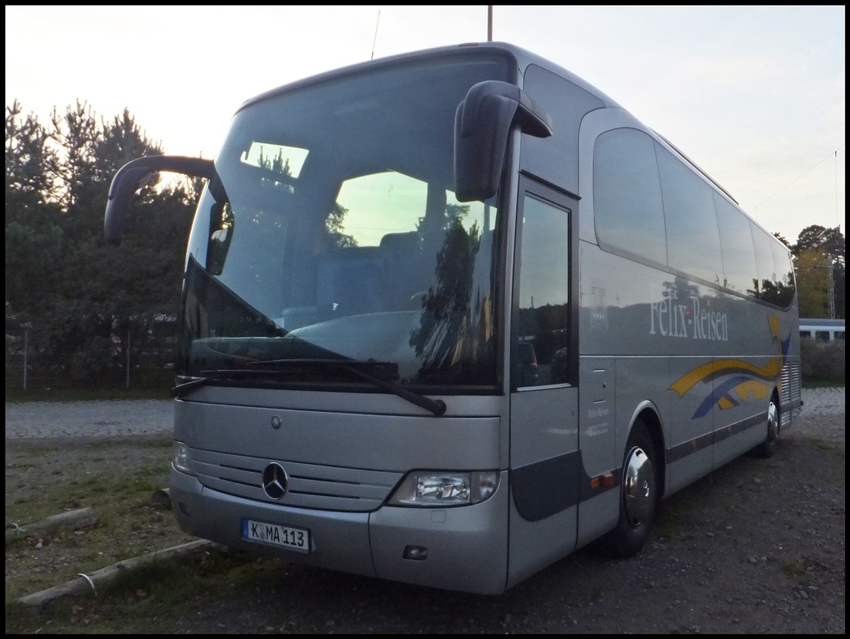 Mercedes Travego von Felix-Reisen aus Deutschland in Binz.