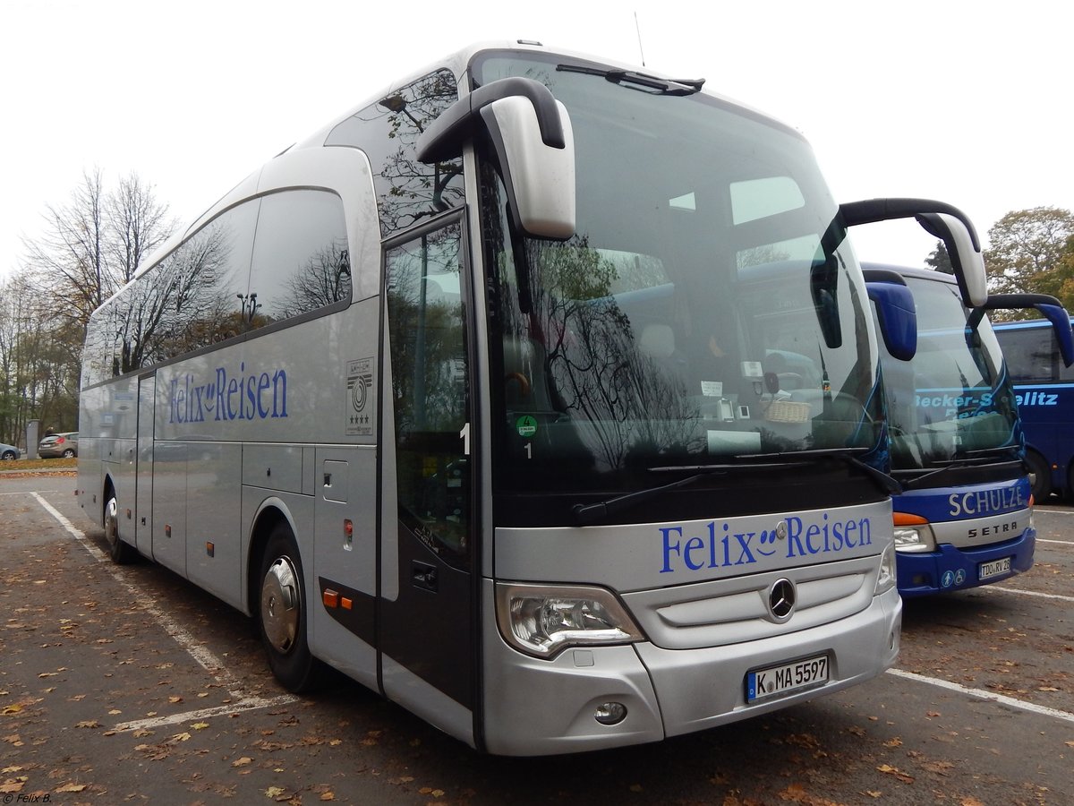 Mercedes Travego von Felix-Reisen aus Deutschland in Stralsund.