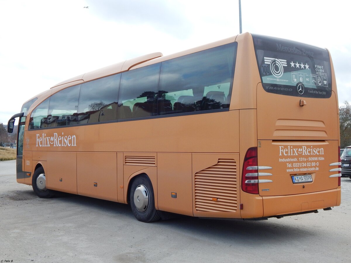 Mercedes Travego von Felix-Reisen aus Deutschland in Binz.