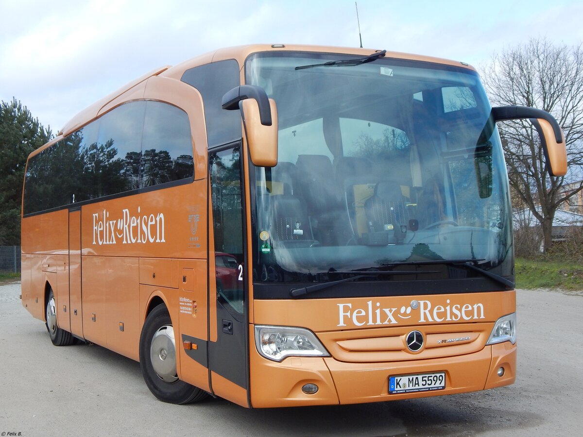 Mercedes Travego von Felix-Reisen aus Deutschland in Binz.