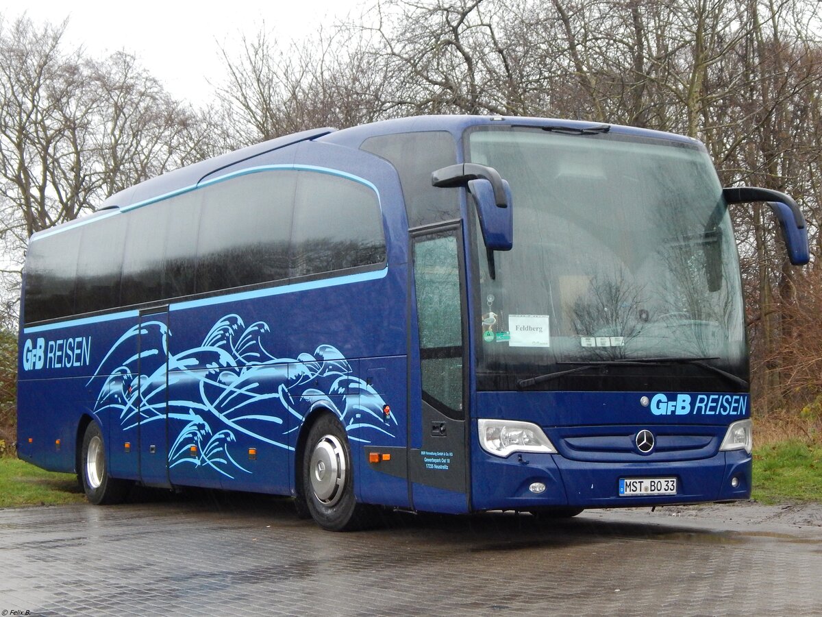 Mercedes Travego von GFB-Reisen aus Deutschland in Binz. 