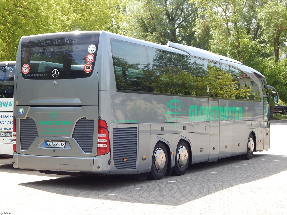 Mercedes Travego von Globetrotter aus Deutschland in Waren.