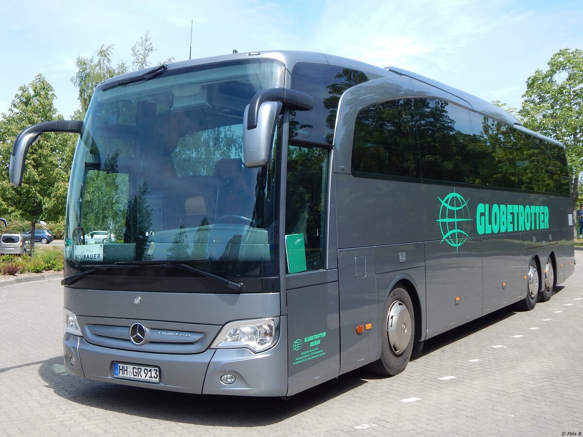 Mercedes Travego von Globetrotter aus Deutschland in Waren.