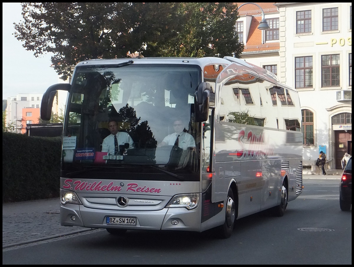 Mercedes Travego von S. Wilhelm Reisen aus Deutschland in Jena.