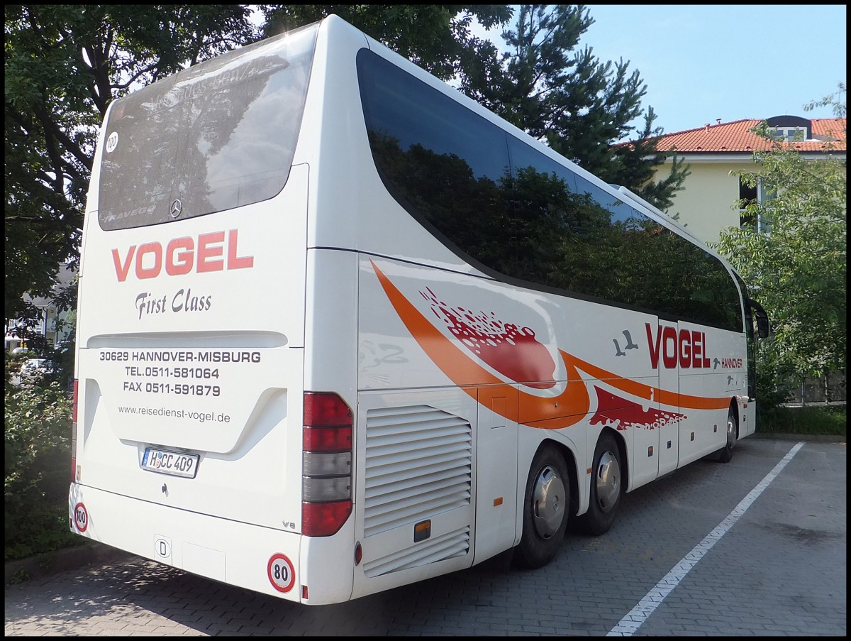 Mercedes Travego von Vogel aus Deutschland in Binz. 