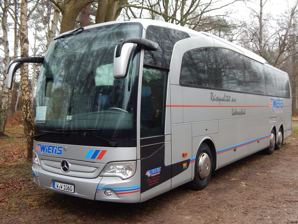 Mercedes Travego von Wietis Reiseservice aus Deutschland in Binz.