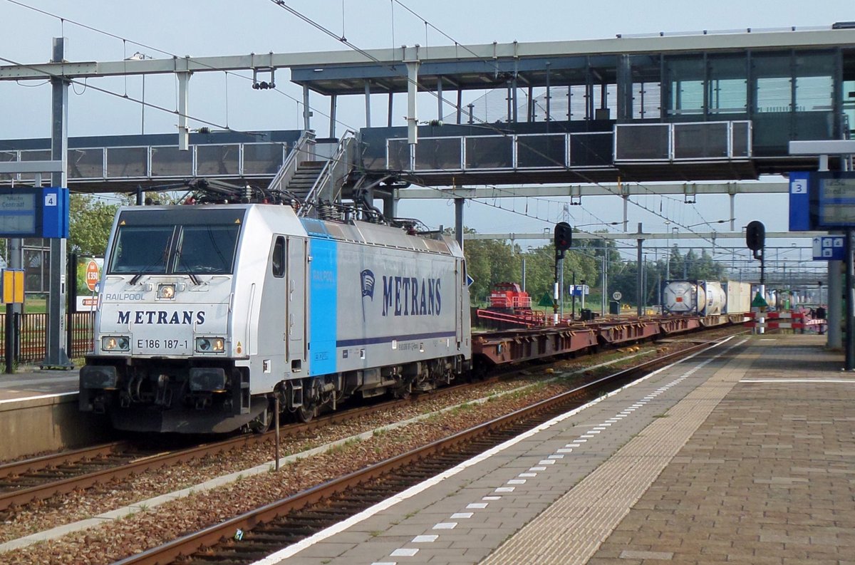 Metrans 186 187 durchfahrt am 23 Juli 2016 Lage zwaluwe.