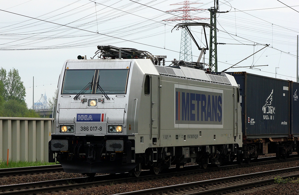 Metrans/HHLA (91 54) 7 386 017-8(CZ-MT)(REV/02.03.15)holte sich am 09.05.2015 nen langen Containerzug im Hafen ab und verschwand mit diesem irgendwo hin...