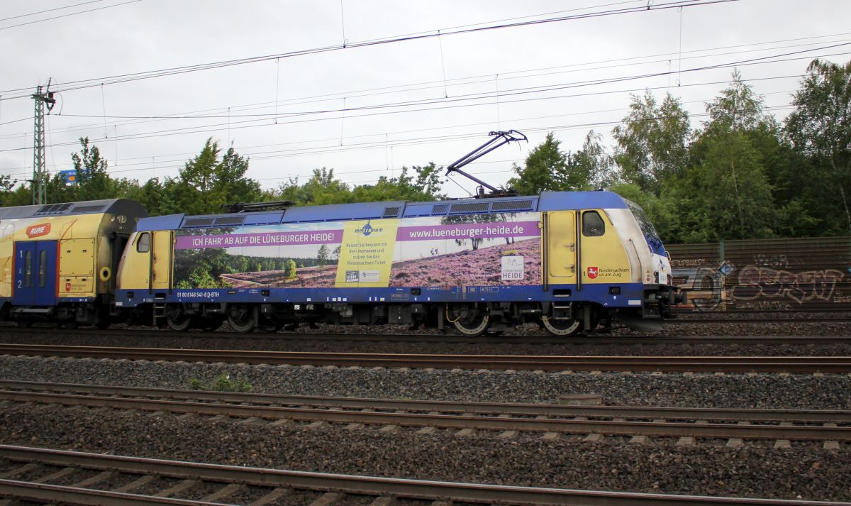 Metronom/BTH 146 541-8  Lüneburg  Bhf HH-Harburg 06.07.2019