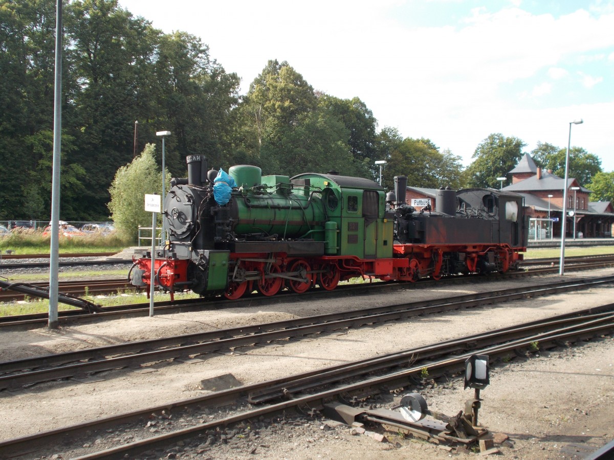 Mh52 (99 4632) und 99 1594,am 11.August 2014,in Putbus.