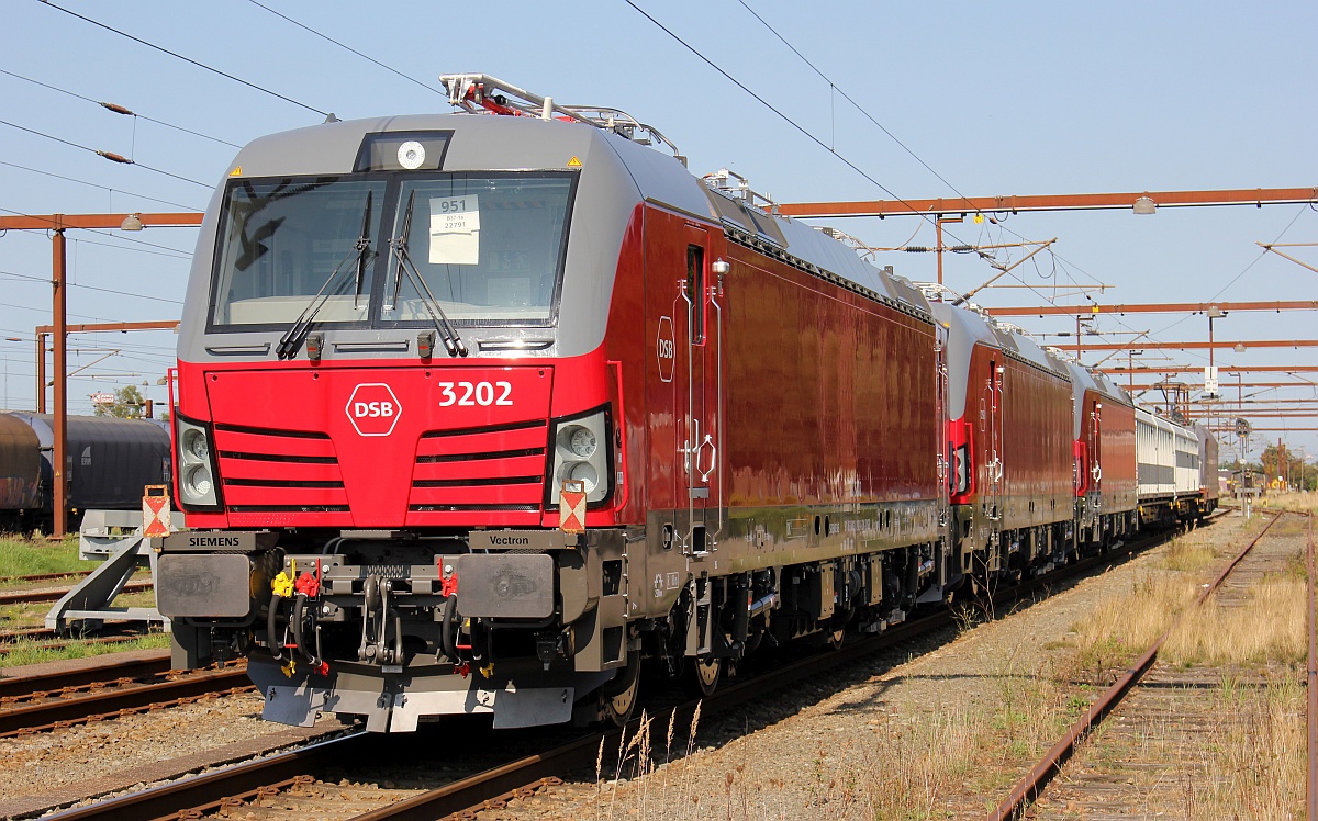 Mit Hectorrail 241.010 ging es dann auf Richtung Kopenagen. Padborg 14.09.2020 II