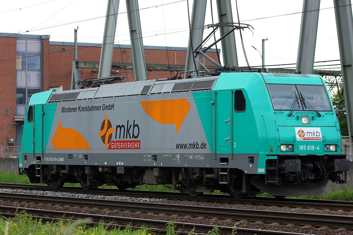 MKB 185 619-4 aufgenommen am 23.07.2015 in HH-Waltershof/Altenwerder.