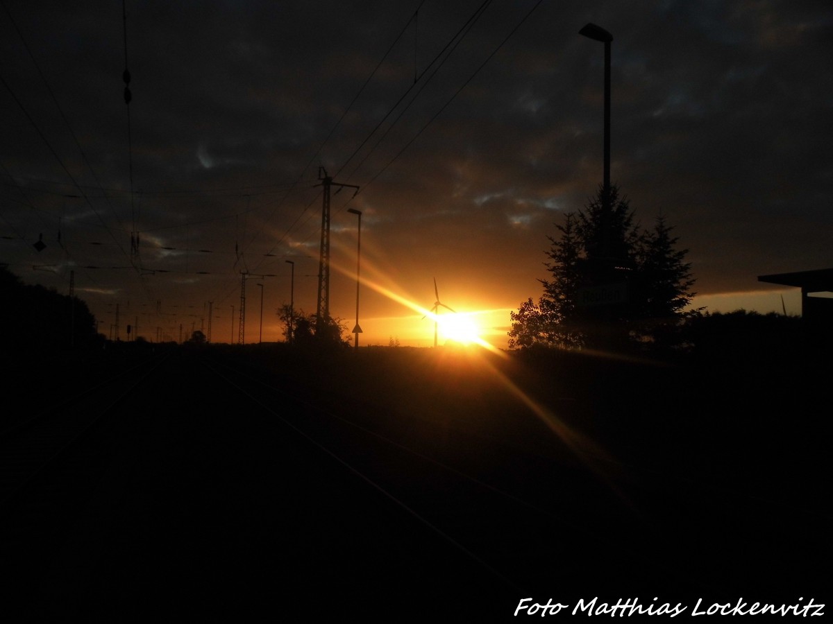 Morgenstimmung ber Sachsen-Anhalt am 23.10.15