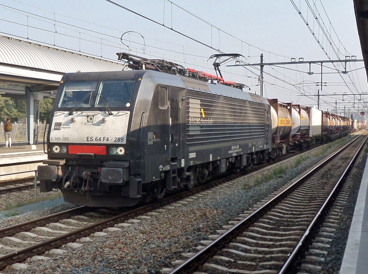 MRCE 189 289 durchfahrt am 26 Augustus 2016 's Hertogenbosch.