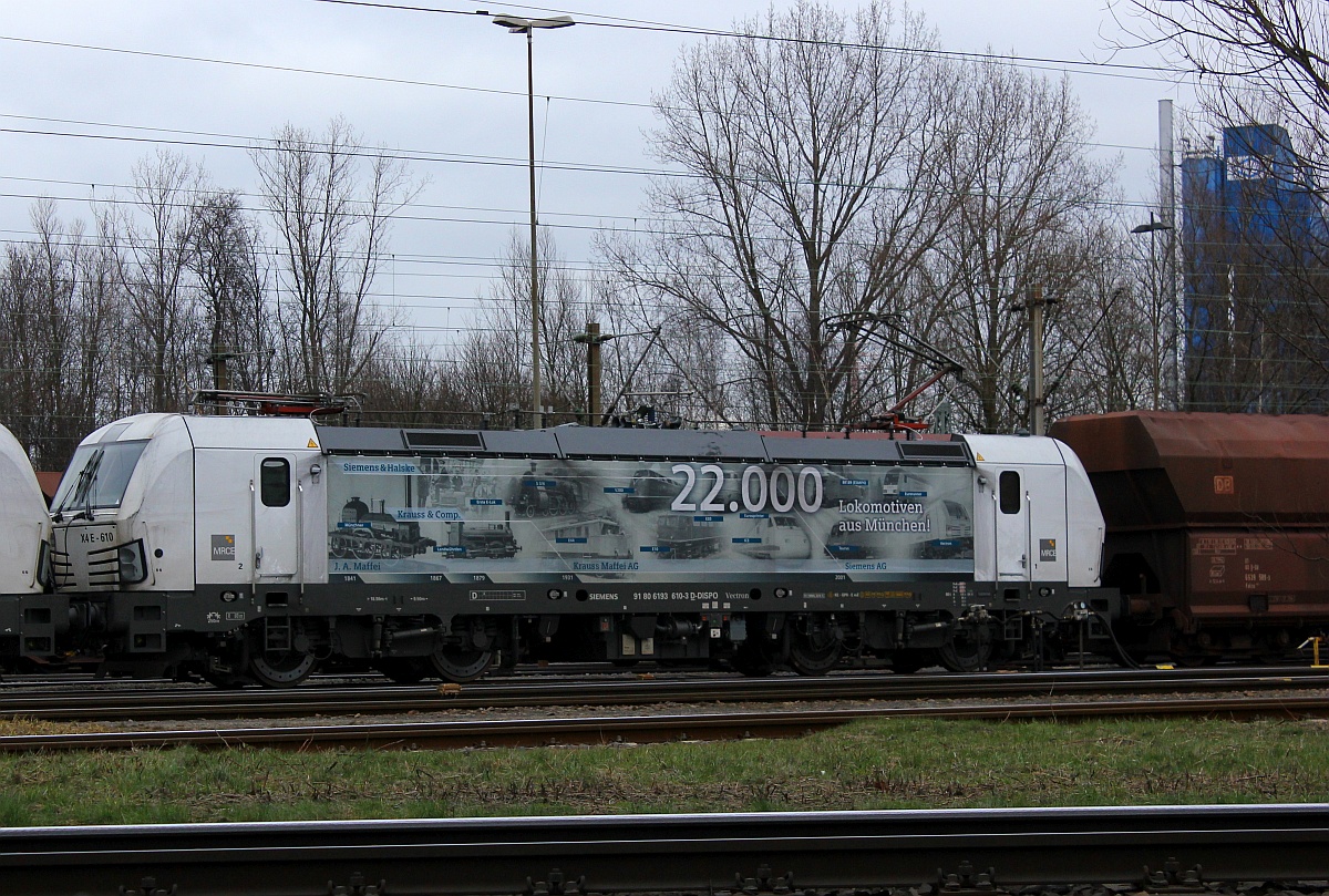 MRCE 193 610-3  22000 Lokomitven aus Mnchen  (REV/MMAL/28.10.15) Hamburg Hansa Port 13.09.2016 (05900)