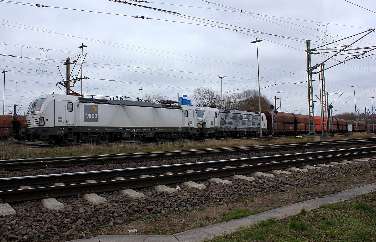 MRCE 193 612-9(REV/MMAL/30.10.15) und 193 610-3(REV/MMAL/28.10.15) Hamburg Hansa Port 19.03.2016