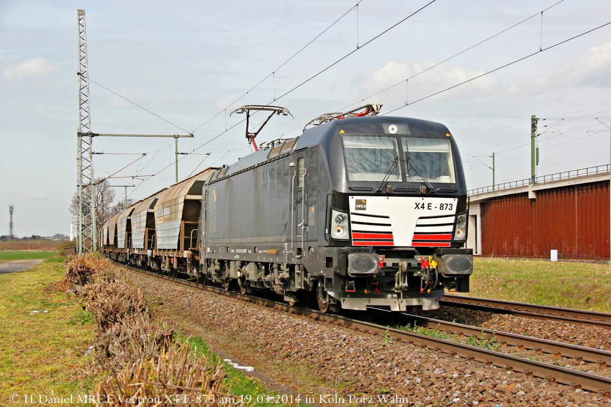 MRCE Vectron am 19.03.2014 in Köln Porz Wahn.