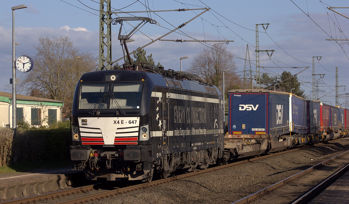 MRCE/TXL 193 647-5  Every Connection  mit KLV nach norden. Jübek 24.04.2021