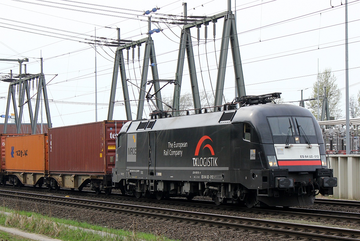 MRCE/TXL ES64U2-012/6182 512-4 Umspannwerk 01.04.2017